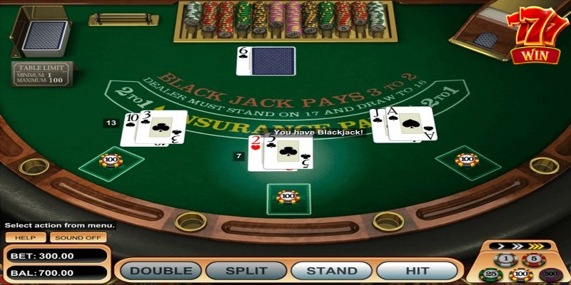 Blackjack là game cược trực tuyến hấp dẫn nhiều người yêu thích